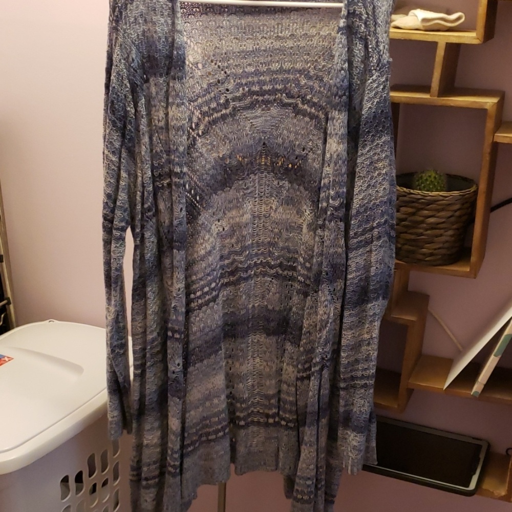 Blue Cardigan